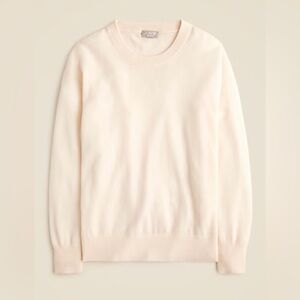 J. Crew Cream Classic Cashmere Crewneck
